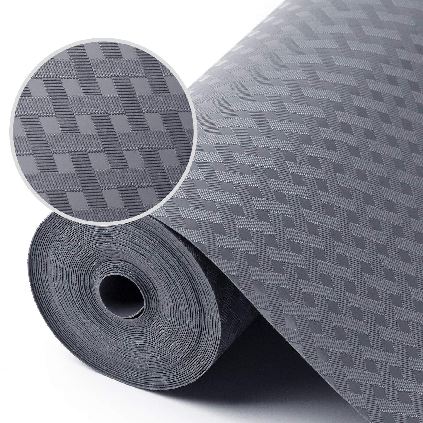 Shelf Liners for Kitchen Cabinets Refrigerator Liners Waterproof OilProof Kitchen Cupboard Liner Durable Drawer Mats EVA Material Non Adhesive Fridge Mats for Shelves Gray 236 x 787 Inches