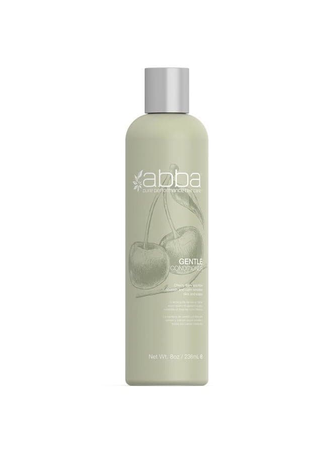 Gentle Conditioner - Cherry Bark & Aloe - Nourishes & Calms Sensitive Skin & Scalps - Mild Conditioning - For Sensitive Skin - Gentle Formula - Delivers Softness - 8 fl oz/236 ml
