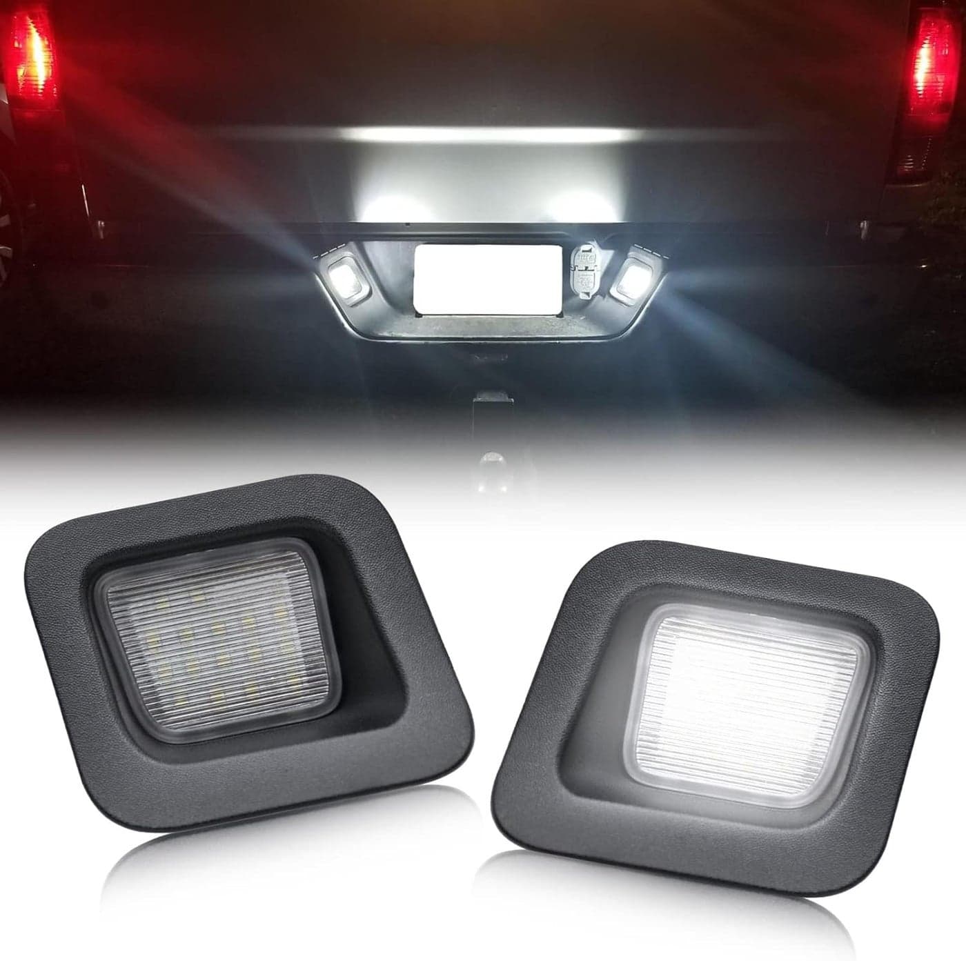 R&F Auto LED License Plate Lights for Ram 1500 2500 3500 (2003-2018) / Ram 1500 Classic (2019-2020)