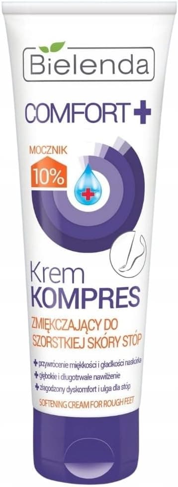 Bielenda COMFORT Feet Cream SOFTENING COMPRESS for Rough Foot Skin 10Urea 100ml