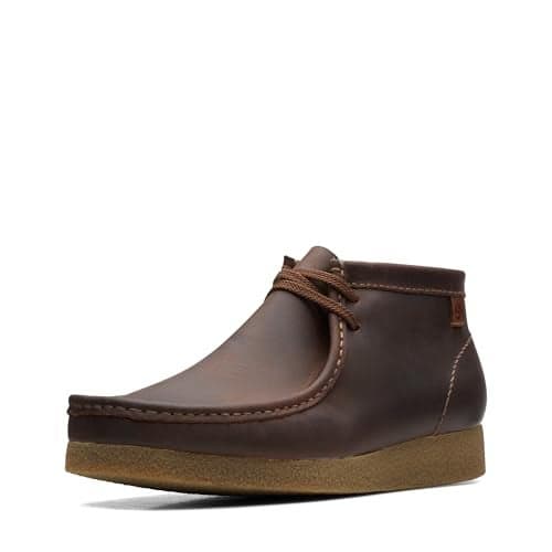 Clarks mens Shacre Ankle Boot, Beeswax Leather, 10.5 US