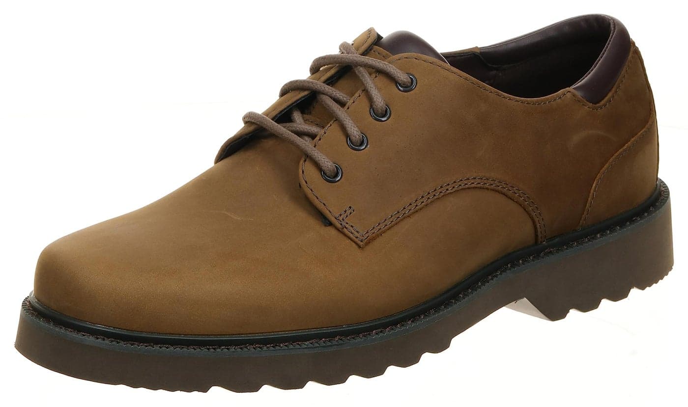 Rockport Men's Northfield Waterproof Oxford, Espresso Nubuck, 9.5 Wide