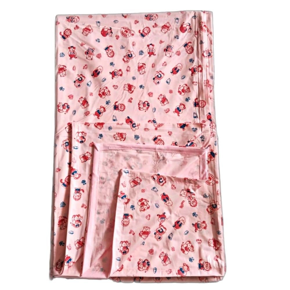 Mothers Choice® King Waterproof PVC Plastic Mattress Protector/Bed Protection Sheet for Baby and Adult, 95 x 73 Inches - Pack of 1, Pink