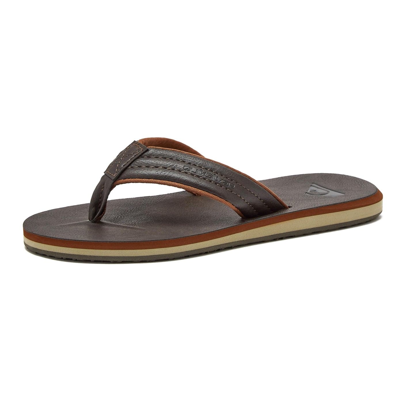 Quiksilver Carver Nubuck Youth Sandal , Demitasse Solid, 6 M US Big Kid