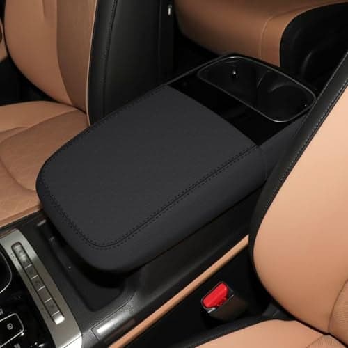 This faccaibbg armrest box cover is suitable for the 20252026 Kia Carnival Hybrid It is wellmade durable features a nonslip design and fits precisely Armrest box cover black