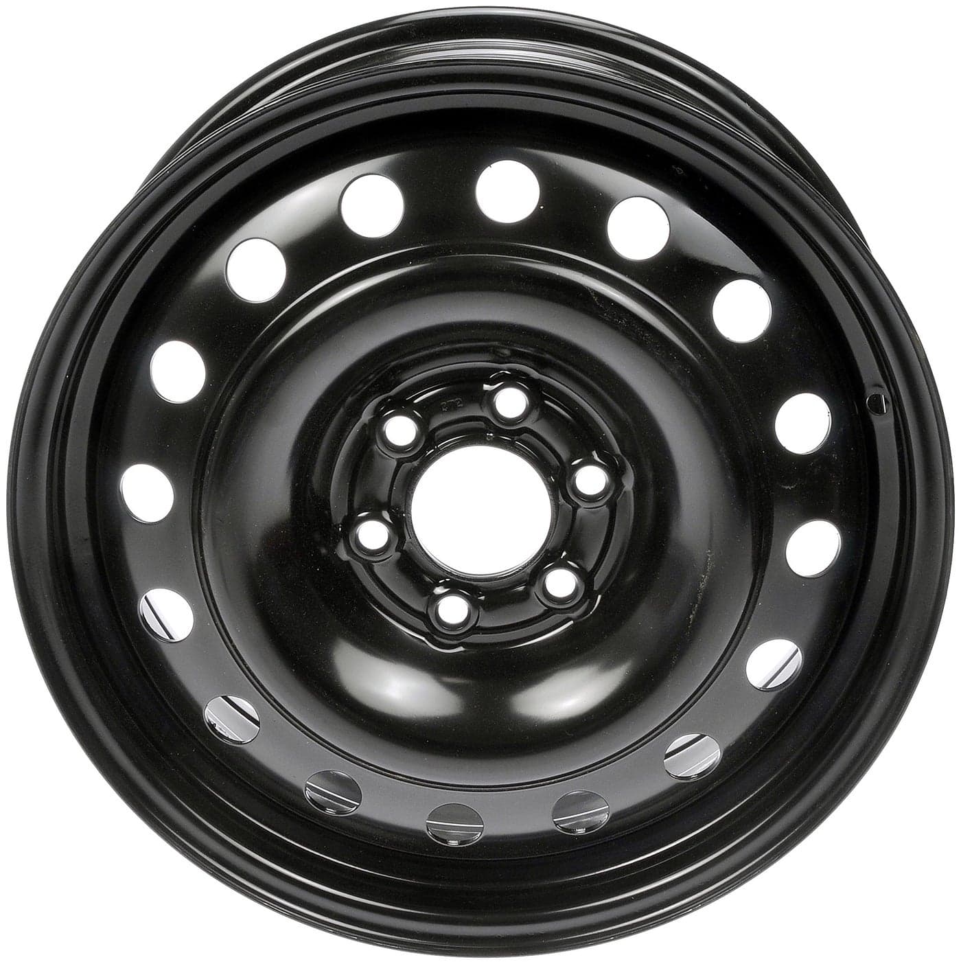 Dorman 939-185 17 x 6.5 In. Steel Wheel Compatible with Select Models, Black