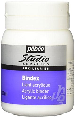 Pebeo Studio Acrylics Auxiliaries, Bindex Acrylic Binder, 500 ml