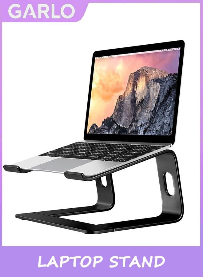 Laptop Stand, Ergonomic Aluminum Laptop Computer Stand, Detachable Laptop Riser Notebook Holder Stand Compatible with MacBook Air Pro, Dell XPS, HP, Lenovo More 10-15.6” Laptops.