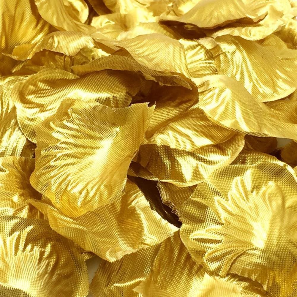 1000 Pcs Silk Rose Petals Fake Petals for Wedding Decoration Festive Supplies Silver