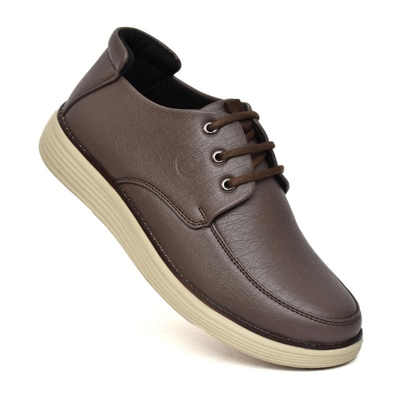 HEALTH FIT Super Comfortable & Breathable Soft Sole Ultra-Lightweight Shoes Everyday Stylish & Durable Classic Design Shoe for Men's 1733 GY-UK 7 Grey