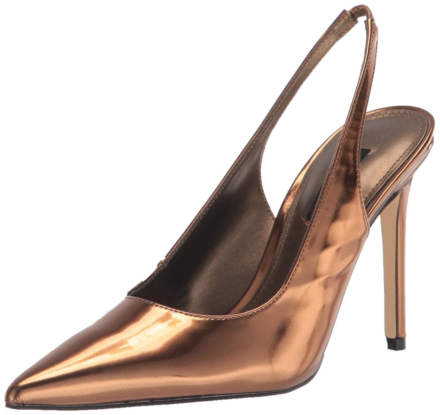 Nine West Womens Feather3 Pump Bronze 8
