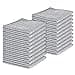 Aidoclip 20pcs Set NonScratch Steel Wool Dishcloth MultiUse Kitchen Scrubbers Durable Cleaning Pads for Wet Dry Use White