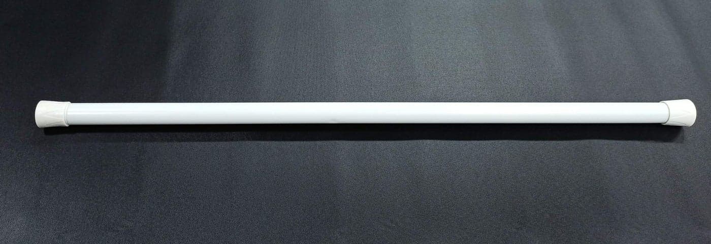 FAPBADRI Iron Expandable/Adjustable Shower Curtain Tension Rod 2.5 Feet To 4 Feet, Colour - White