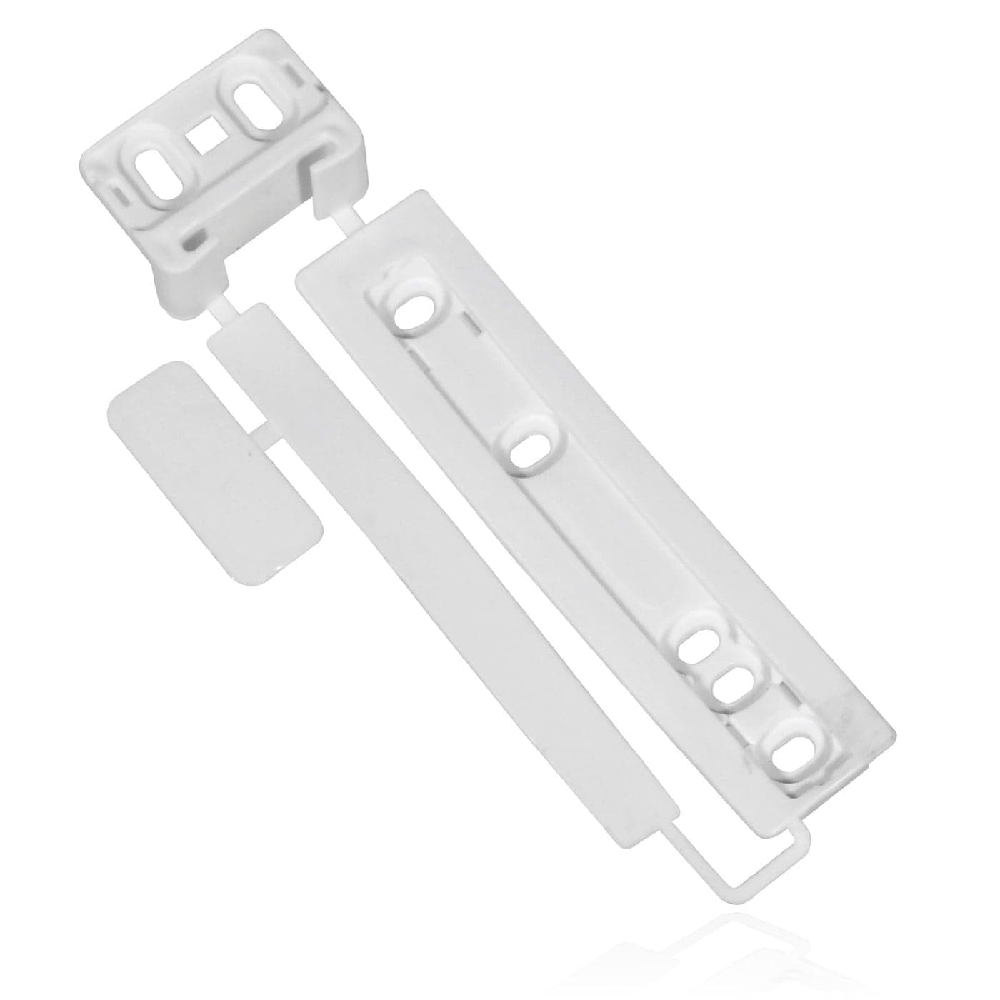 SPARES2GO Door Plastic Mounting Bracket Fixing Slide Kit Compatible with Electrolux Integrated Fridge Freezer