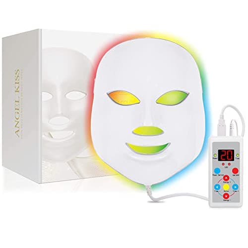 Angel Kiss Facial Care Led Mask - LED Photon Therapy Red Blue Green Light Treatment Rejuvenation Photodynamics Mask Daily Beauty Skin Care for Home Use