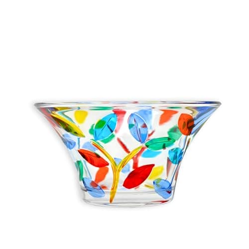 Murano Glass Tree Of Life Candy Bowl Authentic Hand Painted Italian Glass