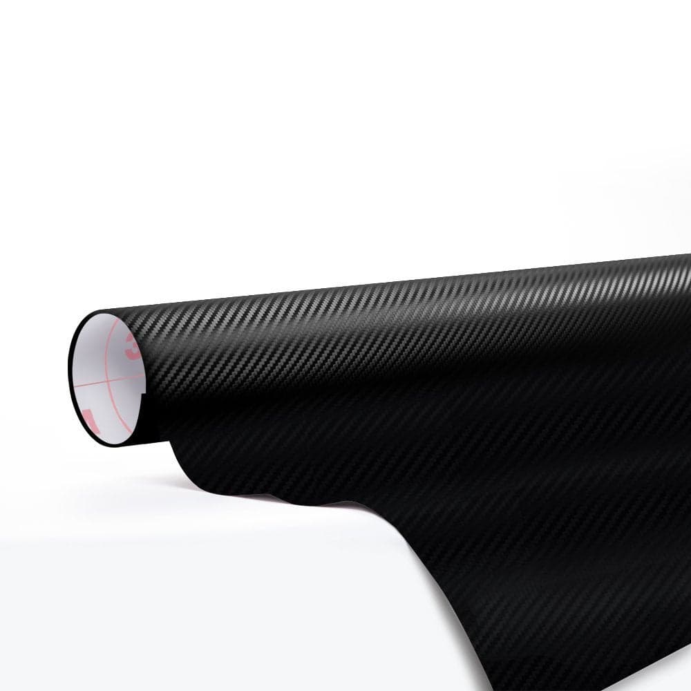 3M DiNoc Carbon Fiber Matte Black Vinyl Car Wrap Film Sheet Roll CA4213ft x 4ft 12 sqft 36 x 48