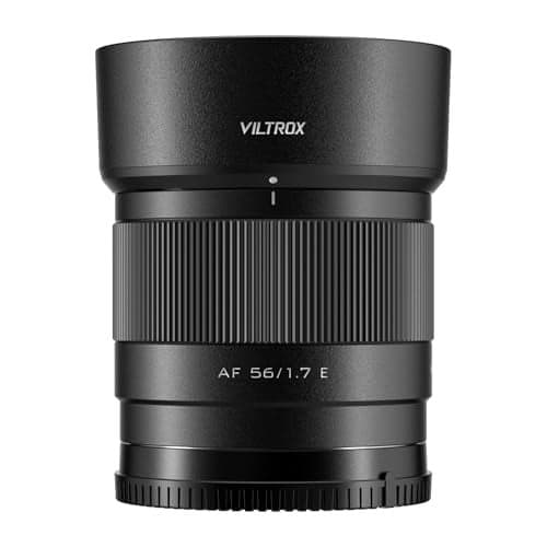 VILTROX 56mm f17 E Lens for Sony 56mm APSC E Mount Len Auto Focus e Mount Portrait Lens for Sony a7IV a7RV a6400 a6700 ZVE10 a6600