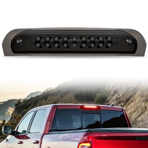 Nilight Third Brake Light High Mount 3rd Stop Reverse Cargo LED Lighting Replacement for 20022008 Dodge Ram 1500 20032009 RAM 2500 3500 Pickup Rear Cab Center Tail Lights