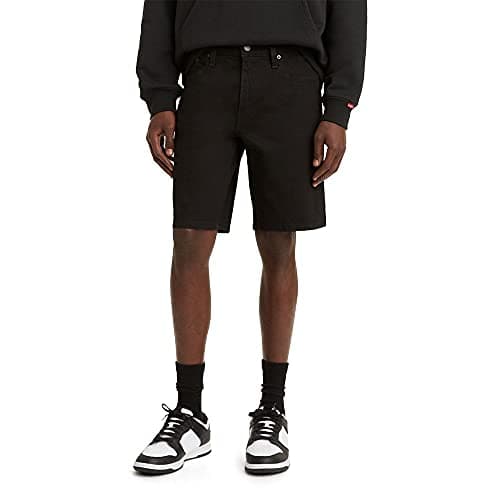 Levi's Men's 469 Loose Short, Slow Walker-Black, 36