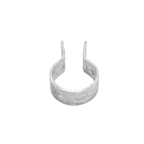Galvanized Steel Chain Link Brace Band Durable Steel Chain Link Fence Hardware RustResistant Easy Install Includes Required Bolt 20 158