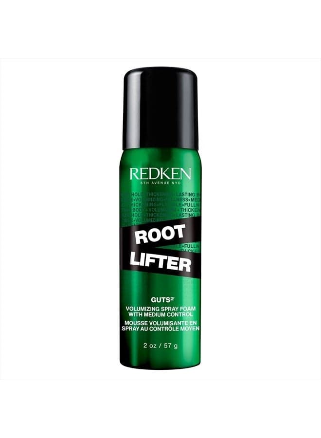 Redken Root Lifter Volumizing Spray Foam | For All Hair Types | Provides Body, Volume & Anti-Frizz Protection | Medium Control | 2 Oz