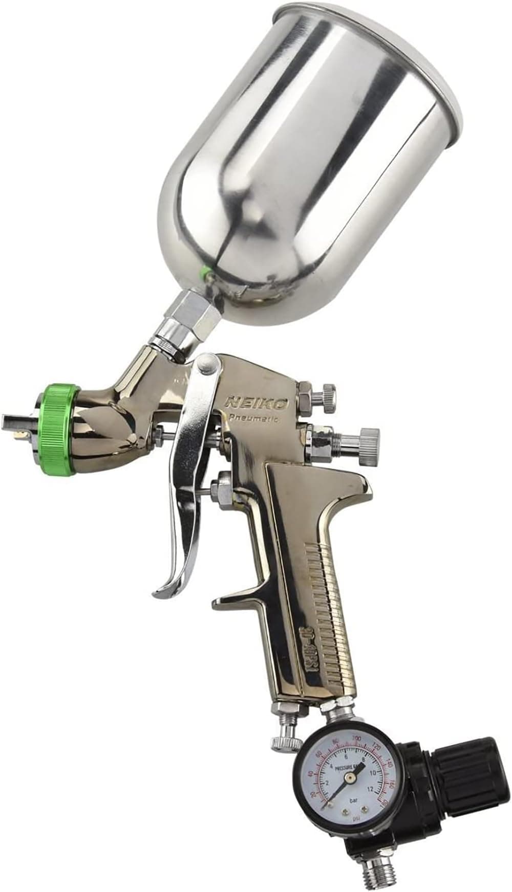 NEIKO 31214A Air Spray Paint Gun HVLP with Gravity Feed 15 MM Nozzle 600 CC Capacity Spray Gun Paint Sprayer for Walls Automotive Home Improvement