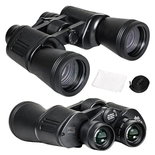 PN AVAN Power View Zoom 20x50 Super High-Powered Surveillance Binocular168FT/1000 YDS for Adults, Powerful Waterproof & Fogproof, for Hunting, Birdwatching, and Outdoor Activites, (Black Color)