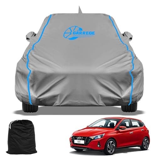 GARREGE New for i20 Magna,Sportz DT,Sportz IVT,Sportz DCT,Sportz,Asta,Asta Opt,Asta Opt DT,Asta Opt IVT,Asta Opt IVT DT,Asta Opt Turbo DCT,Asta Opt Turbo DCT DT Body Cover 100% Waterproof,Grey