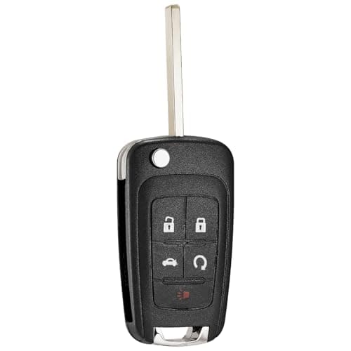 Flip Keyless Entry Key Fob Replacement Fits for Chevy Equinox Camaro 2010-2019 Malibu 2014-2016 Impala 2014-2019 Sonic 2012-2017 Cruze 2011-2016 GMC Terrain 2010-2019 Car Remote OHT01060512 315 Mhz