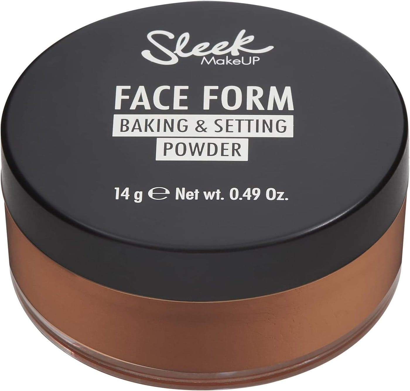 Sleek MakeUP Face Form Baking Setting Powder Loose Setting Powder to Lock in Your MakeUP Lightweight Formula Deep 14g