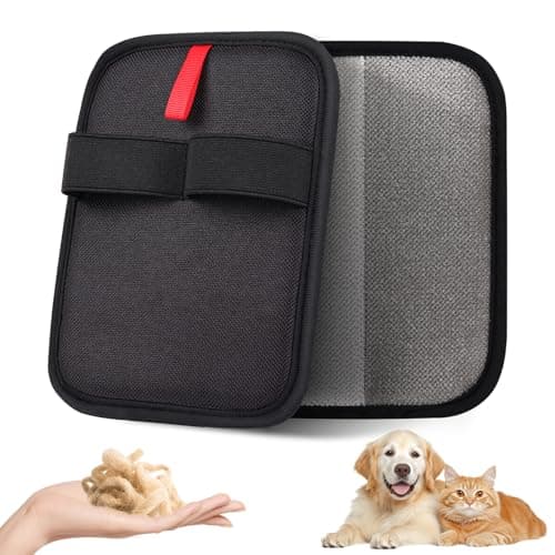 VerdeVilla Pet Hair Remover Electrostatic Pet Hair Removal Gloves Reusable Cat Dog Hair Remover for Couch Furniture Carpet Curtain Upgraded Animal Fur Removal Tool Cat Grooming Gloves1 PCS