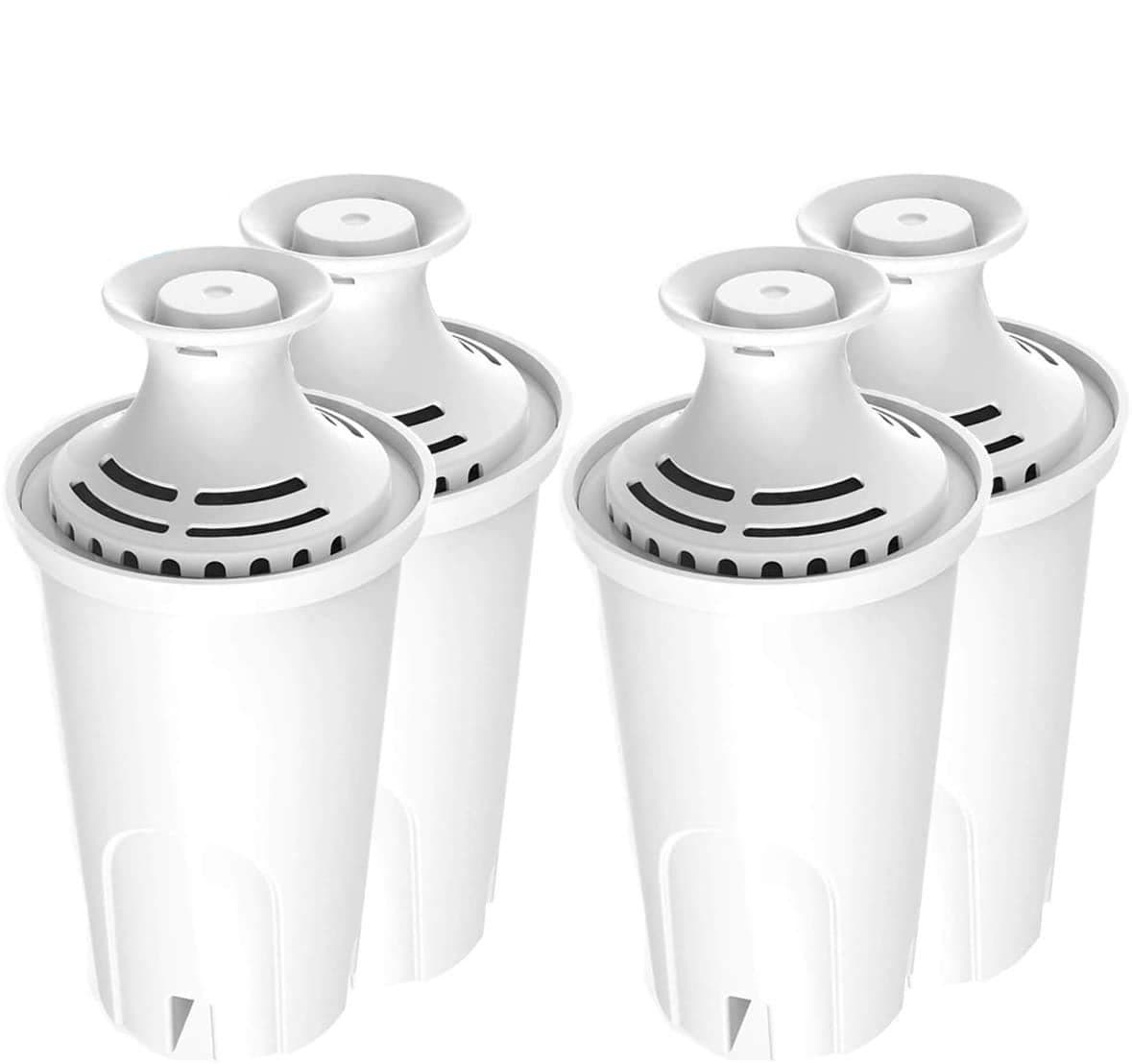 Replacement for Brita® Filter, Brita® Standard Water Filter,Pitcher Water Filter Compatible with Classic OB03, Mavea 107007, and More, NSF Certified 1 Year Filter Supply, 4 Packs