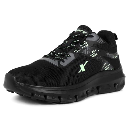 SPARX SM 4008 Black Green Sports Shoes for Men