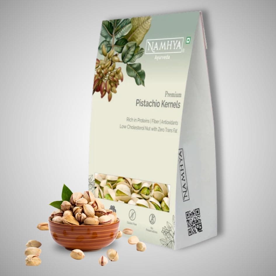 Namhya Premium California Pistachios Pista Nuts | Natural Protein Rich Dry Fruit with Fiber Vitamins Antioxidants | Supports Heart Wellness, Skin Glow, Daily Energy | No Preservatives | 500 gram