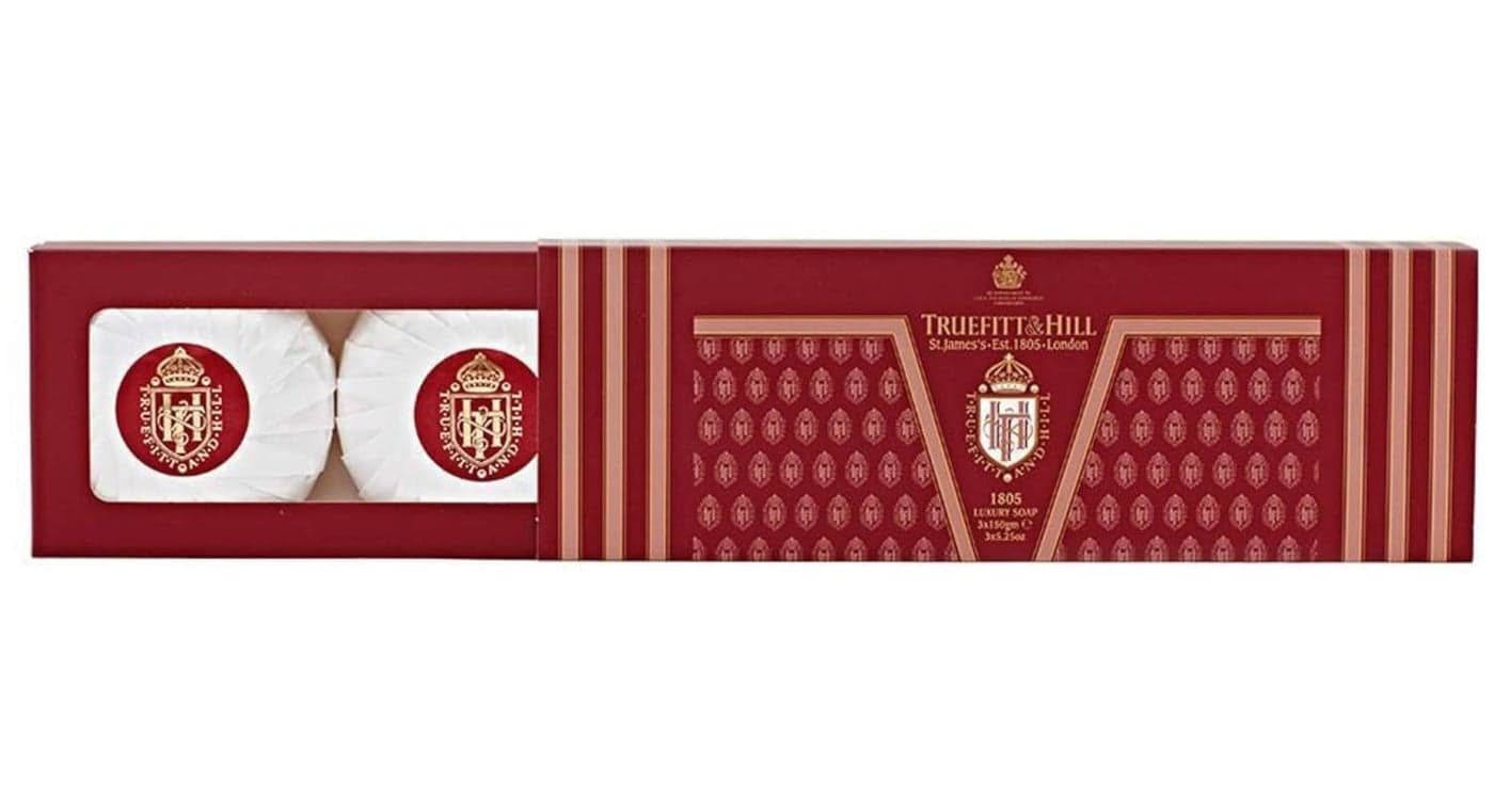 Truefitt Hill TripleMilled Luxury Bath Body Soaps 1805 LongLasting Fragrance Premium Rich Lather 3 x 529 oz