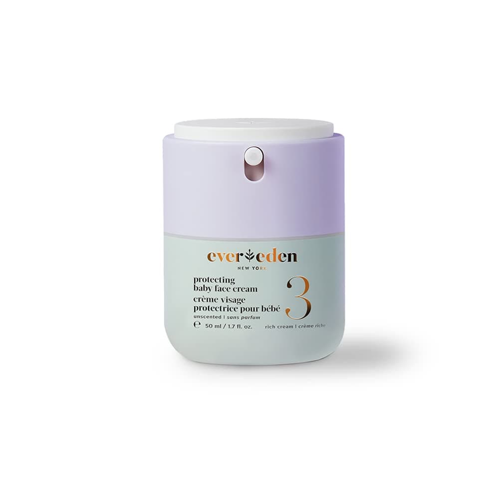 Evereden Protecting Baby Face Cream (1.7 fl. oz.): No.3 Rich Baby Cream - Nourishing Infant Face Moisturizer for Ultra-Dry Skin & Cold, Dry Climates - Clean and Vegan Ingredients - Fragrance-Free