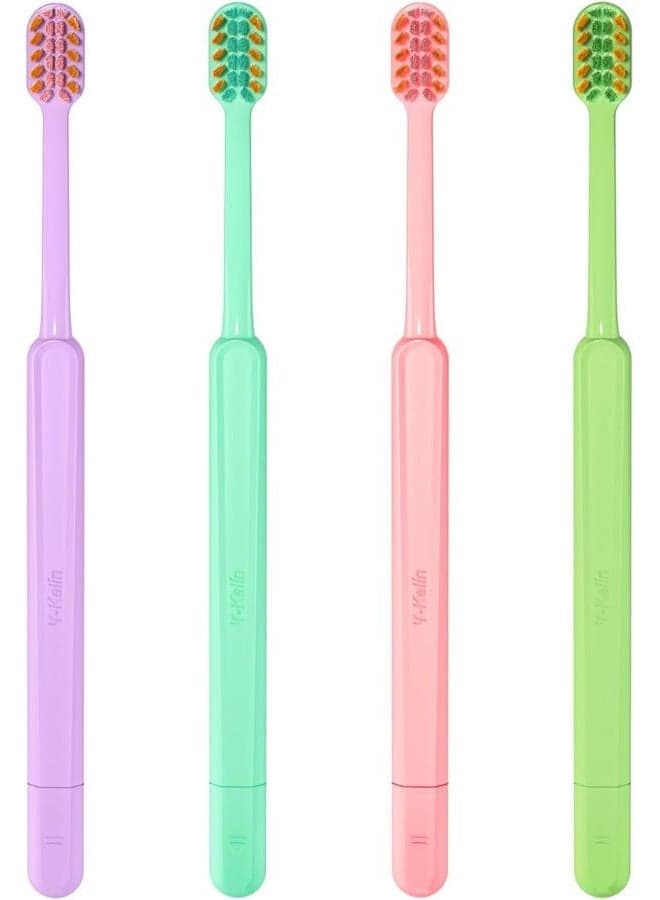 2IN1 Orthodontic Braces Toothbrush with interdental Brush