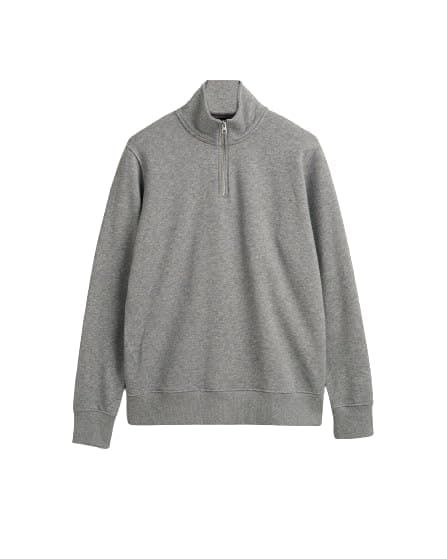 FN3 Half Zipper Men's Sweatshirt || Hoodie for Men || Unisex Sweatshirt Grey