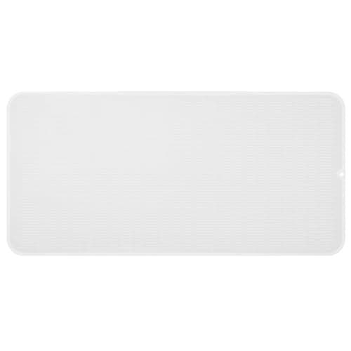 MicoYang Silicone Dish Drying Mat for Multiple Usage,Easy clean,Eco-friendly,Heat-resistant Silicone Mat for Kitchen Counter or Sink,Refrigerator or Drawer Liner Translucent 5XL 36inches x 18inches