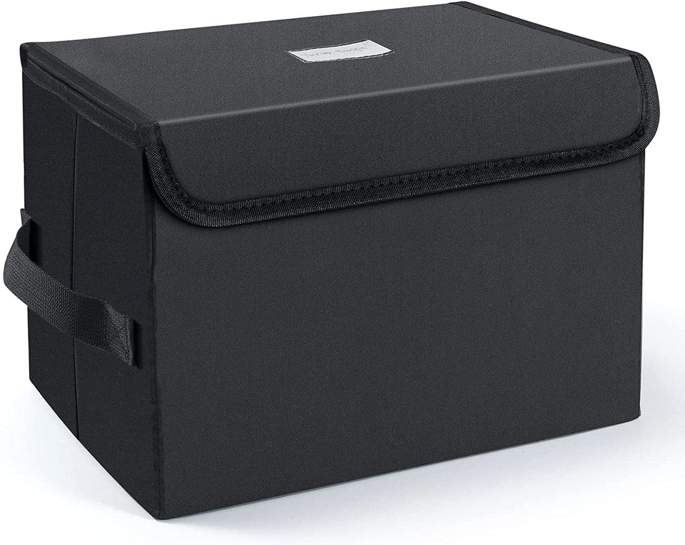UENTIP Vinyl Record Storage Box 7inch LP Crate Holds 60 Records Pack of 1 11x767x767 Inch Black