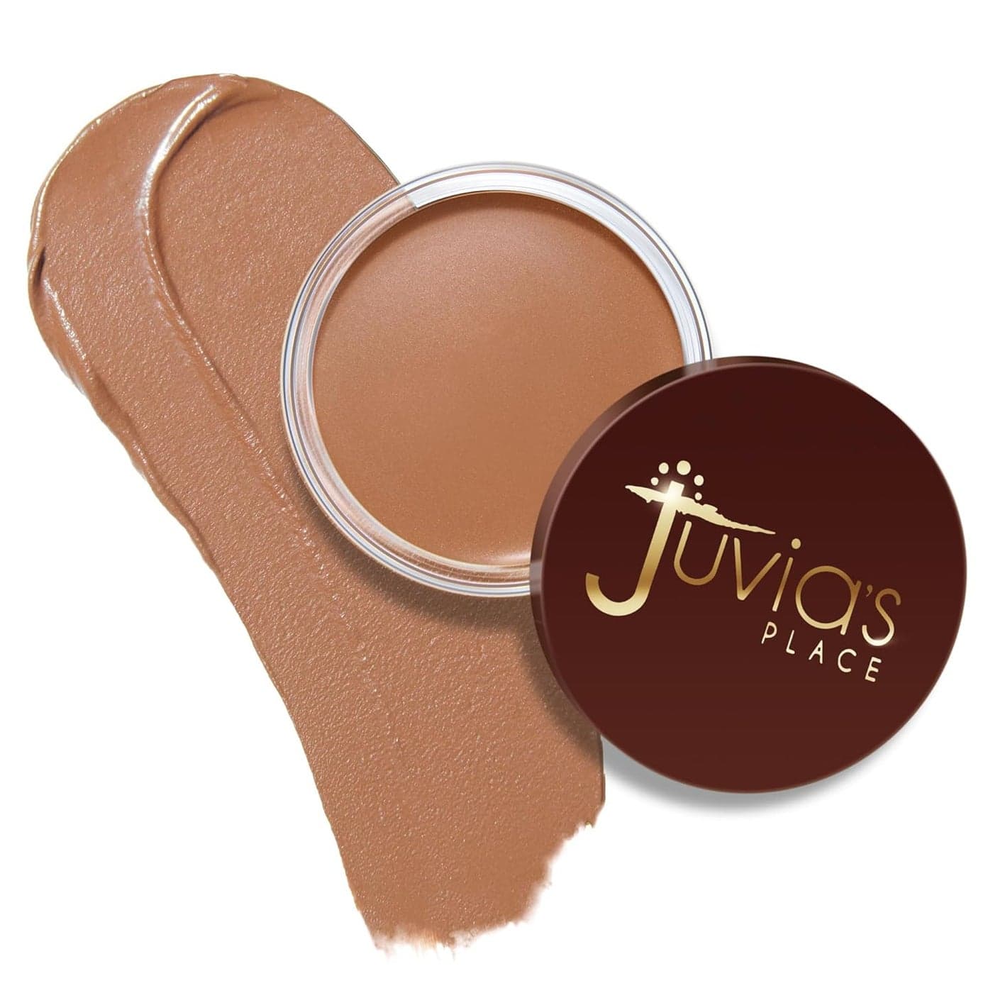 Juvias Place Bronzed Cream Bronzer Honey Smooth Cream Bronzer Pot for SunKissed Glow Warmth Buildable Blendable Makeup Contour with LongLasting Matte Shimmer Finish Highly Pigmented