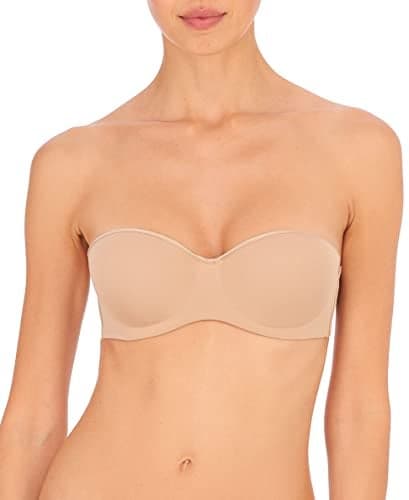 Natori Women's Reflex Strapless Bra with Bump and Removable Straps 774495 Cafe