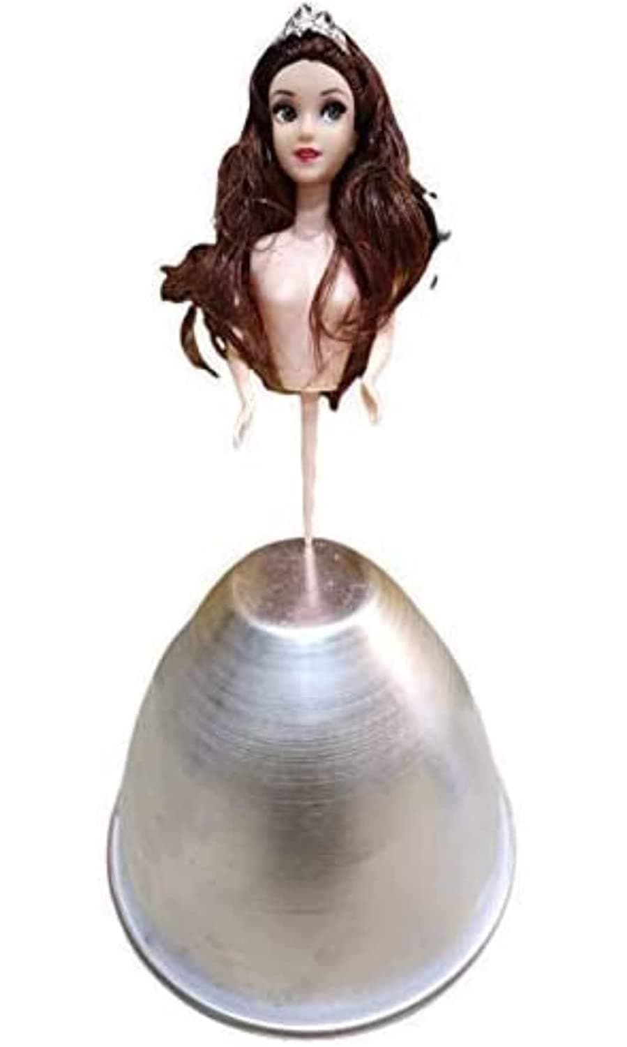 mount Aluminium Cake MouldPan with Doll 1 Pc