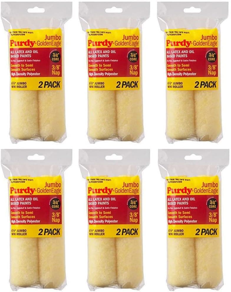 Purdy Golden Eagle Polyester 38 in x 65 in W Mini Paint Roller Cover For Smooth to Semi Smooth Surfaces
