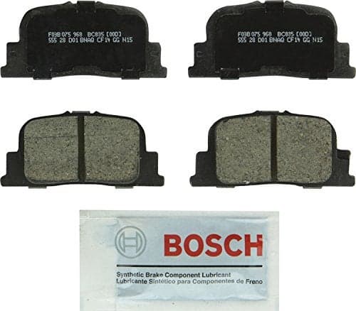 BOSCH BC835 QuietCast Premium Ceramic Disc Brake Pad Set Compatible with Select Lexus ES300 Scion tC Toyota Camry REAR