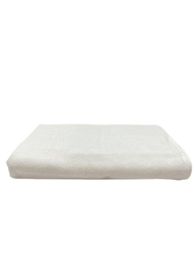Iris (White) Premium Hand Towels (50x100,Set of 1 Hand Towel) 100% Cotton, Highly Absorbent and Ultrasoft Quick Dry Bath Linen-600 GSM