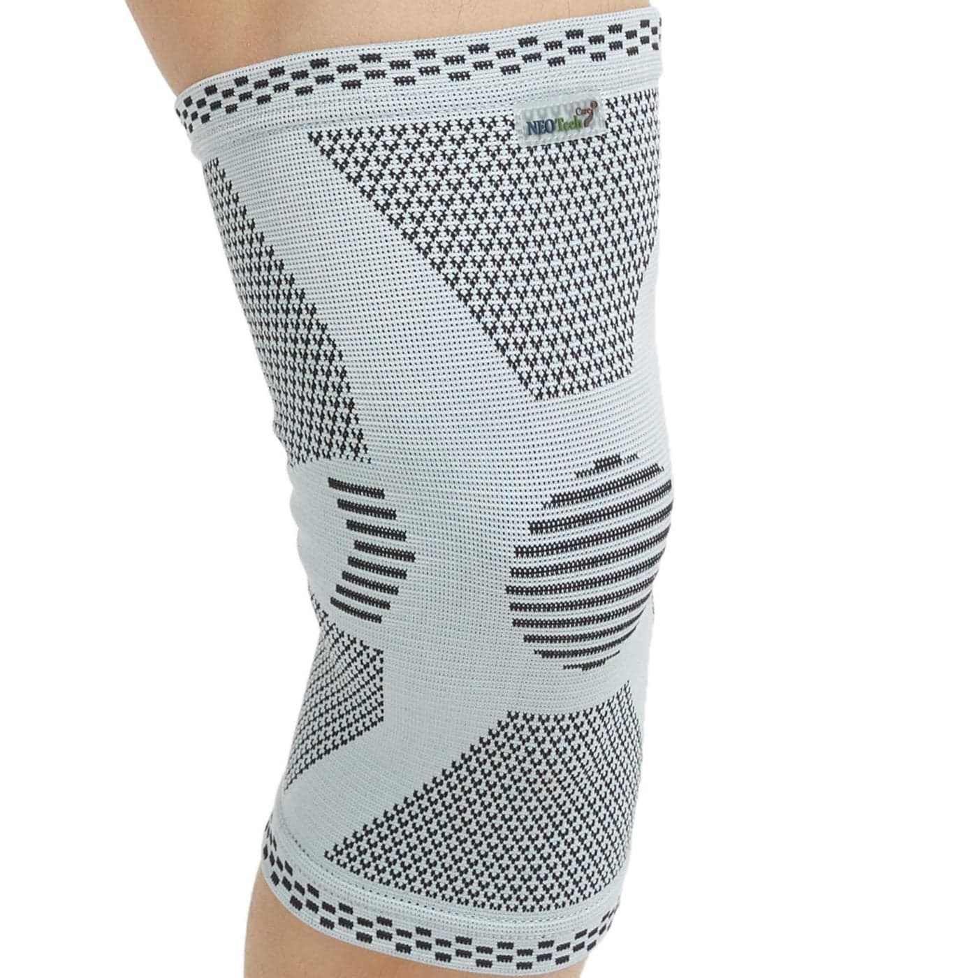 NeoTech Care Knee Support Brace Breathable Men Women Right or Left Gray Size M 1 Unit