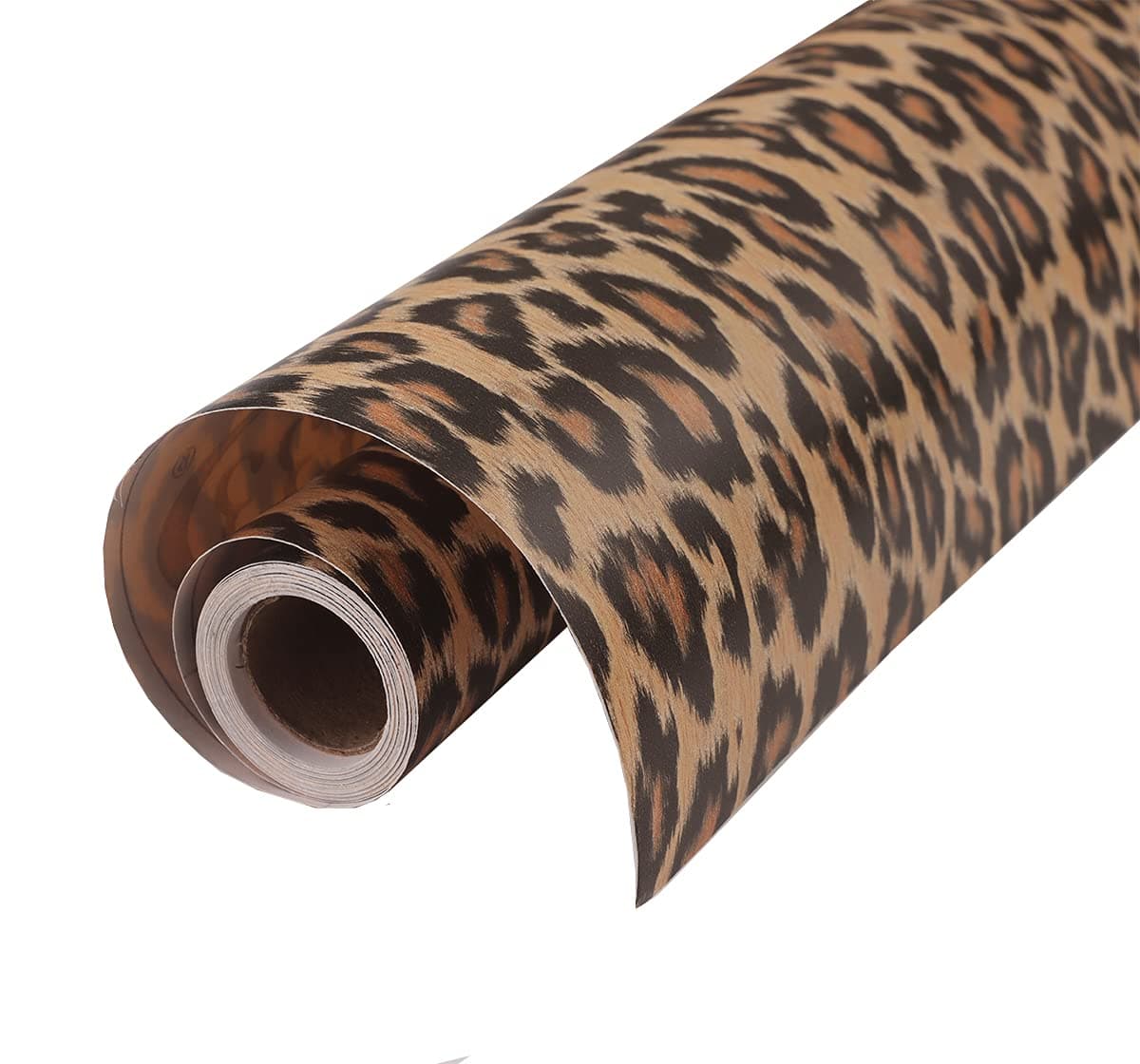 Self Adhesive Thick Vinyl Decorative Leopard Shelf Liner Contact Paper for Cabinets Dresser Drawer Furniture Walls 157X117 Inches Multicolor
