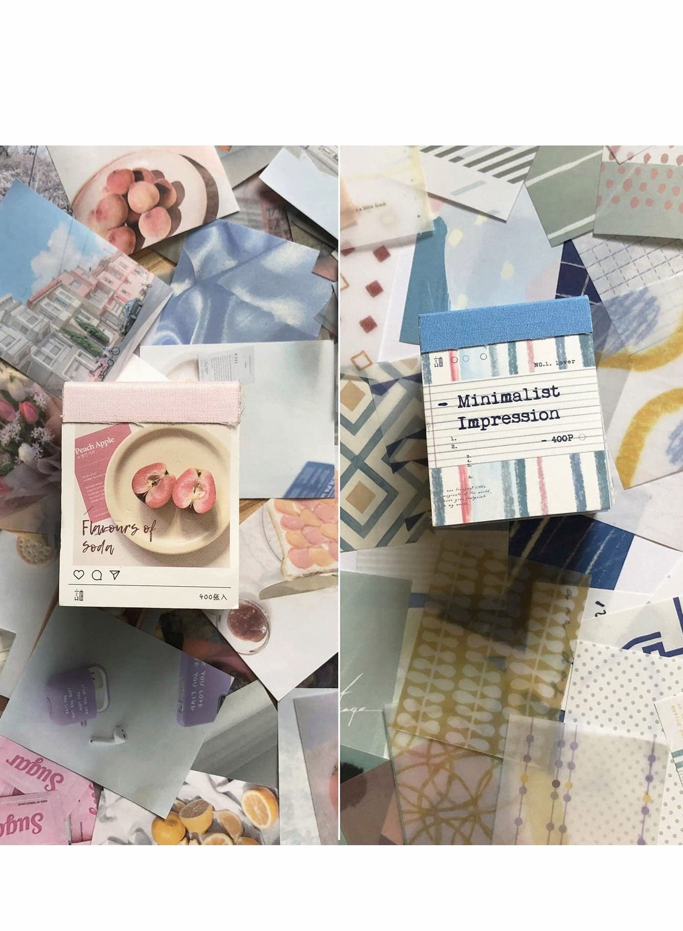 800 Sheets Scrapbooking Paper for Diary Scrapbooking Decoration